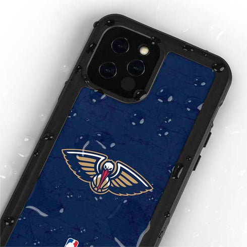 NBA New Orleans Pelicans Distressed iPhone 12 Pro Waterproof Case