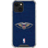 NBA New Orleans Pelicans Distressed iPhone 13 Mini Clear Case