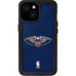 NBA New Orleans Pelicans Distressed iPhone 13 Mini Waterproof Case
