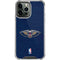 NBA New Orleans Pelicans Distressed iPhone 13 Pro Max Clear Case