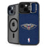 NBA New Orleans Pelicans Distressed iPhone 15 Kickstand Case