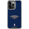 NBA New Orleans Pelicans Distressed iPhone 15 Pro Clear Case