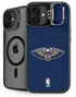 NBA New Orleans Pelicans Distressed iPhone 16 Kickstand Case