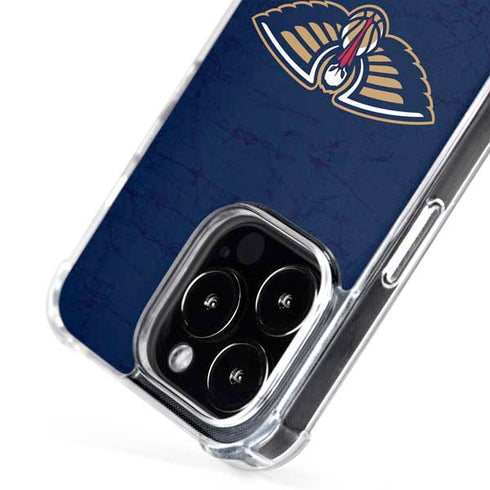 NBA New Orleans Pelicans Distressed iPhone 16 Pro MagSafe Case