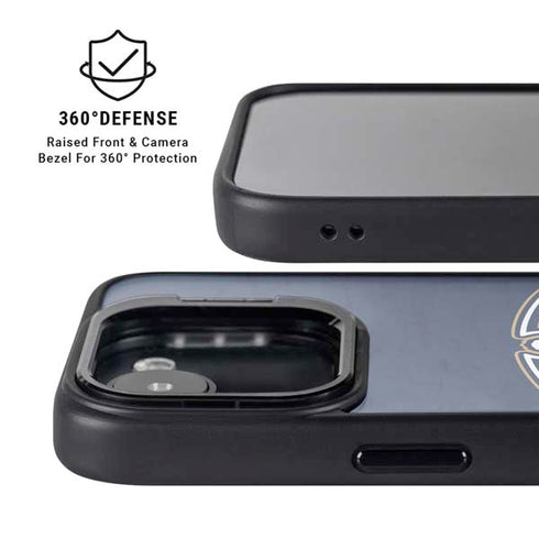 NBA New Orleans Pelicans Distressed iPhone 16e Kickstand Case