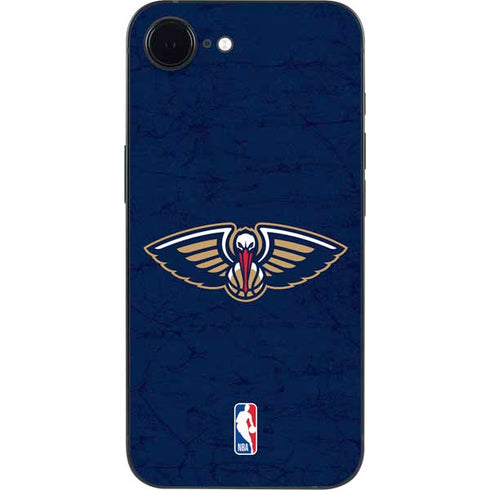 NBA New Orleans Pelicans Distressed iPhone 16e Skin