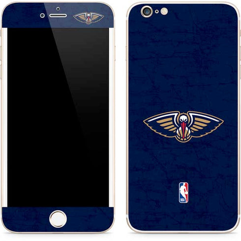 NBA New Orleans Pelicans Distressed iPhone 6/6s Plus Skin