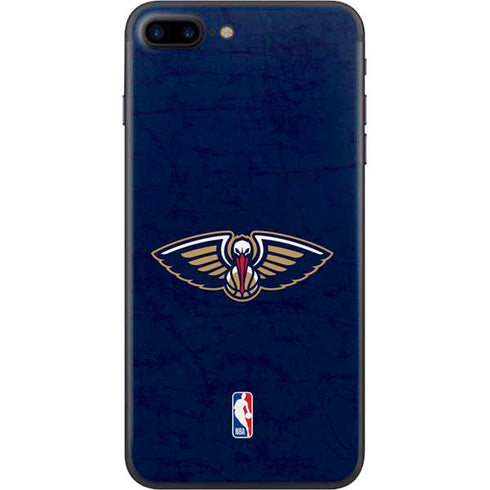 NBA New Orleans Pelicans Distressed iPhone 8 Plus Skin