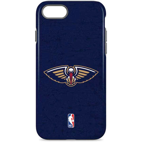 NBA New Orleans Pelicans Distressed iPhone 8 Pro Case