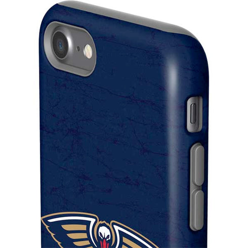 NBA New Orleans Pelicans Distressed iPhone SE (2nd & 3rd Gen) Pro Case
