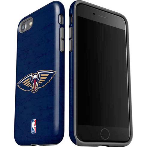 NBA New Orleans Pelicans Distressed iPhone SE (2nd & 3rd Gen) Pro Case