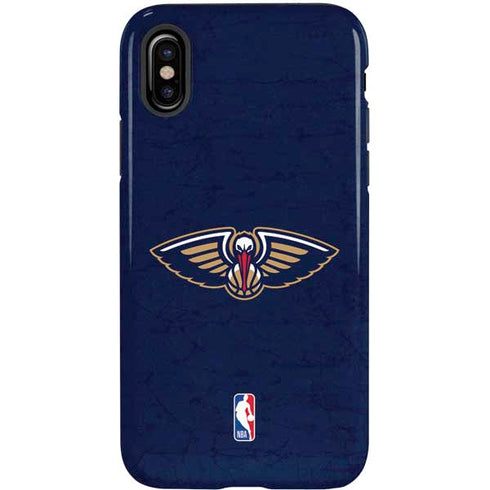 NBA New Orleans Pelicans Distressed iPhone X Pro Case