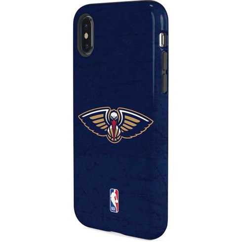 NBA New Orleans Pelicans Distressed iPhone X Pro Case