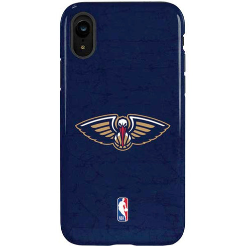 NBA New Orleans Pelicans Distressed iPhone XR Pro Case