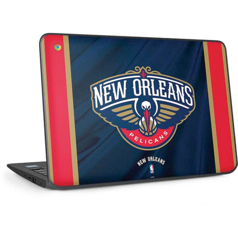 NBA New Orleans Pelicans Jersey HP Chromebook Skin