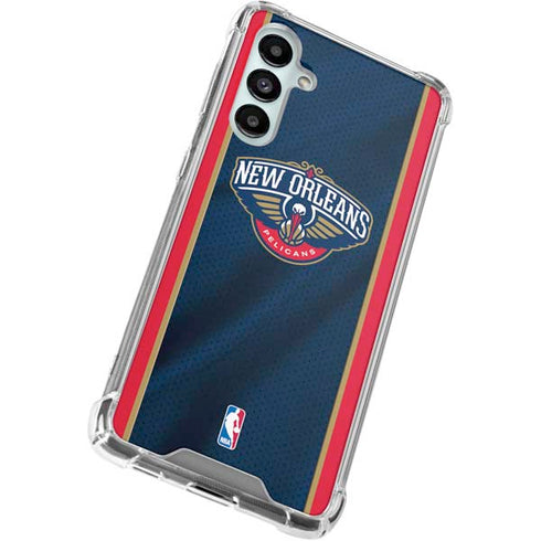 NBA New Orleans Pelicans Jersey Galaxy A16 5G Clear Case