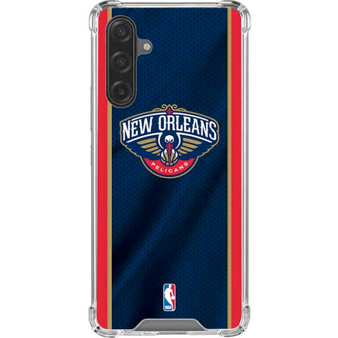 NBA New Orleans Pelicans Jersey Galaxy A17 Clear Case