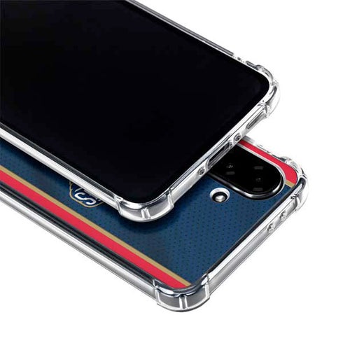 NBA New Orleans Pelicans Jersey Galaxy A36 5G Clear Case