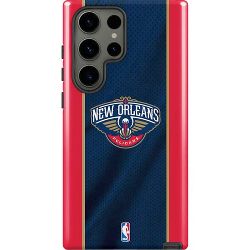 NBA New Orleans Pelicans Jersey Galaxy S23 Ultra Pro Case