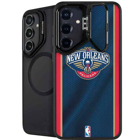 NBA New Orleans Pelicans Jersey Galaxy S25 Kickstand Case