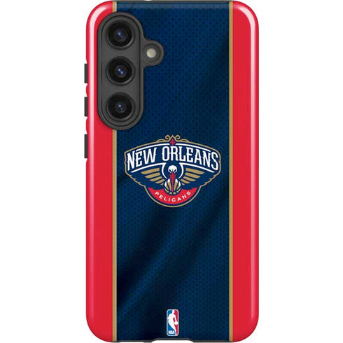 NBA New Orleans Pelicans Jersey Galaxy S25 Plus Impact Case
