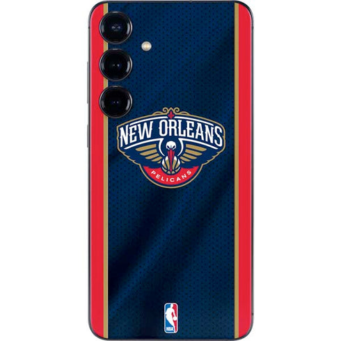 NBA New Orleans Pelicans Jersey Galaxy S25 Skin