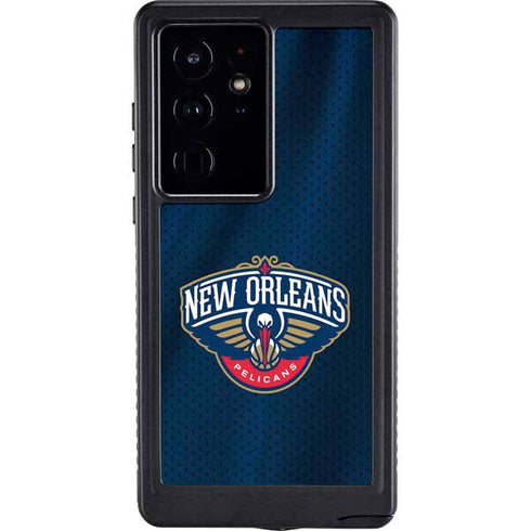 NBA New Orleans Pelicans Jersey Galaxy S24 Ultra Waterproof Case