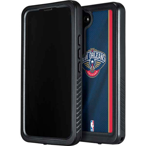 NBA New Orleans Pelicans Jersey Galaxy S24 Waterproof Case