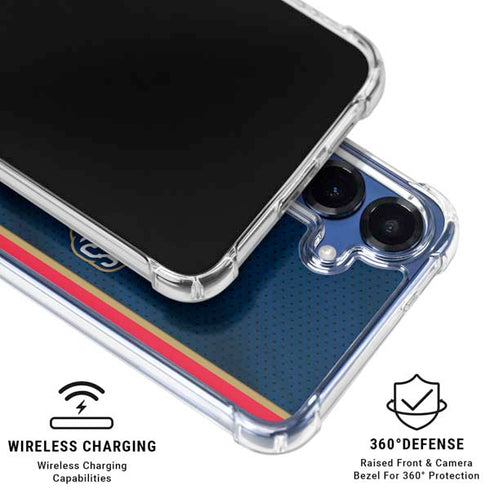 NBA New Orleans Pelicans Jersey Galaxy S25 Plus Clear Case