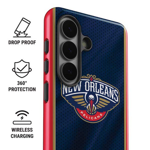 NBA New Orleans Pelicans Jersey Galaxy S26 Impact Case