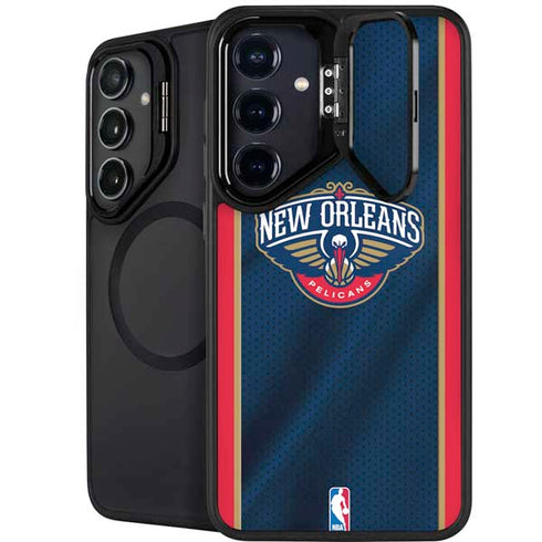 NBA New Orleans Pelicans Jersey Galaxy S26 Kickstand Case