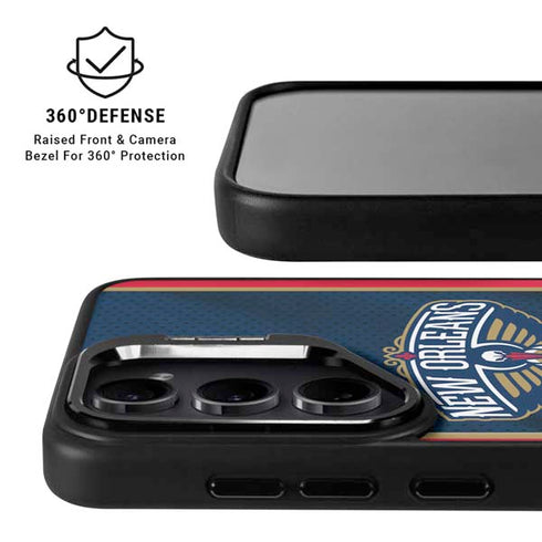 NBA New Orleans Pelicans Jersey Galaxy S26 Kickstand Case