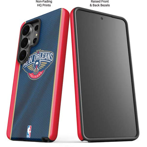 NBA New Orleans Pelicans Jersey Galaxy S26 Ultra Impact Case