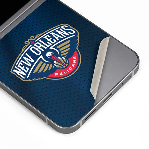 NBA New Orleans Pelicans Jersey Galaxy Z Flip6 Skin