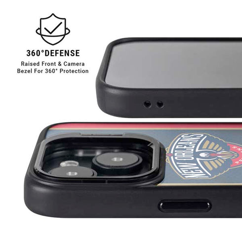 NBA New Orleans Pelicans Jersey iPhone 14 Plus Kickstand Case