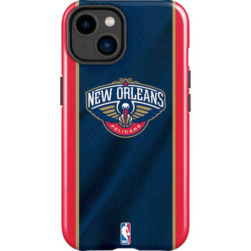 NBA New Orleans Pelicans Jersey iPhone 15 Impact Case