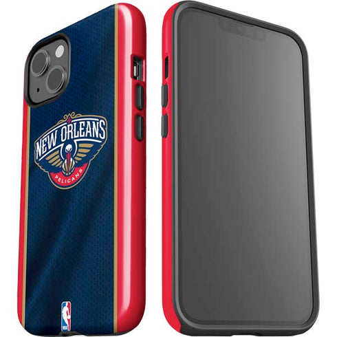 NBA New Orleans Pelicans Jersey iPhone 15 Impact Case