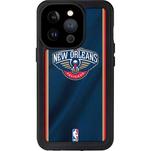 NBA New Orleans Pelicans Jersey iPhone 15 Pro Waterproof Case