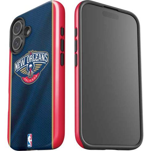 NBA New Orleans Pelicans Jersey iPhone 16 Impact Case