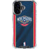 NBA New Orleans Pelicans Jersey iPhone 16 Plus Clear Case