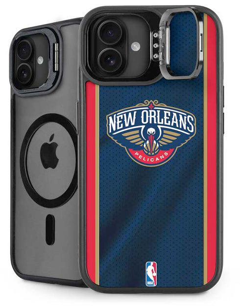NBA New Orleans Pelicans Jersey iPhone 16 Plus Kickstand Case