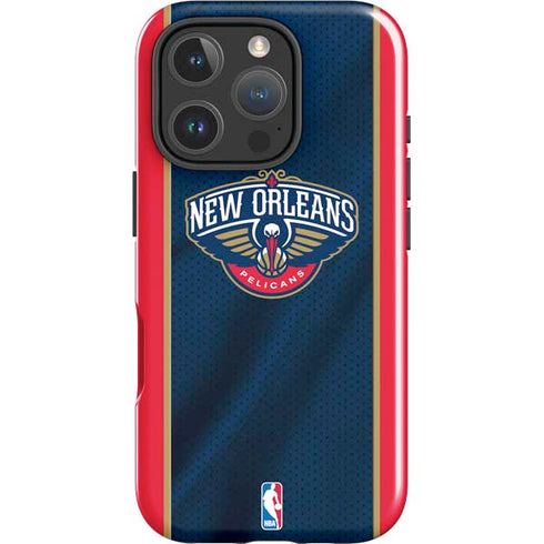 NBA New Orleans Pelicans Jersey iPhone 16 Pro Impact Case