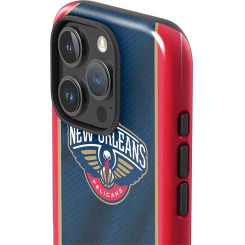 NBA New Orleans Pelicans Jersey iPhone 16 Pro Max Impact Case