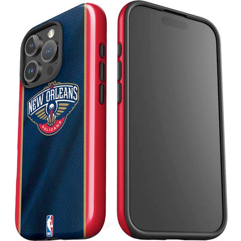 NBA New Orleans Pelicans Jersey iPhone 16 Pro Max Impact Case