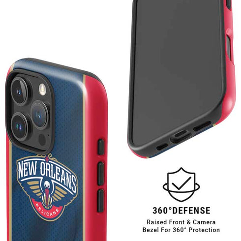 NBA New Orleans Pelicans Jersey iPhone 16 Pro Max Magsafe Impact Case