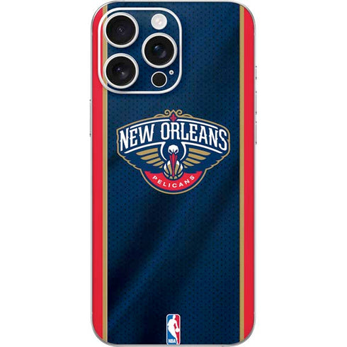 NBA New Orleans Pelicans Jersey iPhone 16 Pro Max Skin