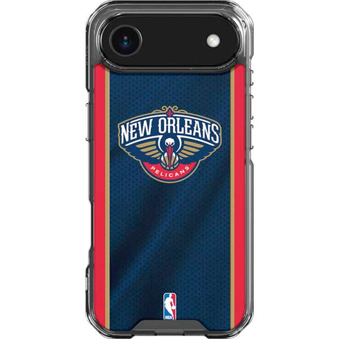 NBA New Orleans Pelicans Jersey iPhone 17 Air Clear Case