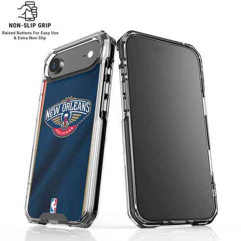 NBA New Orleans Pelicans Jersey iPhone 17 Air Clear Case