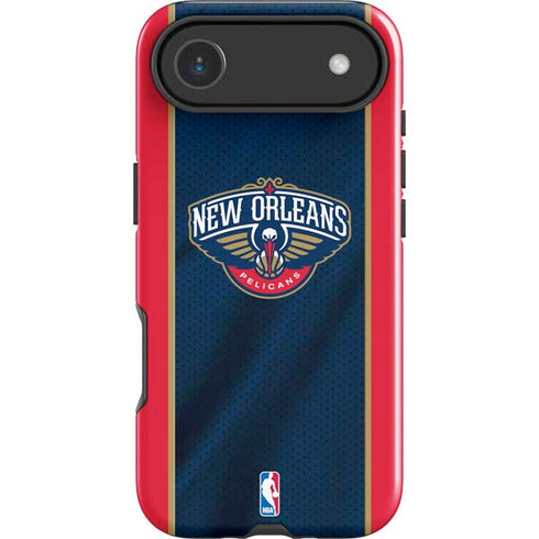NBA New Orleans Pelicans Jersey iPhone 17 Air Impact Case