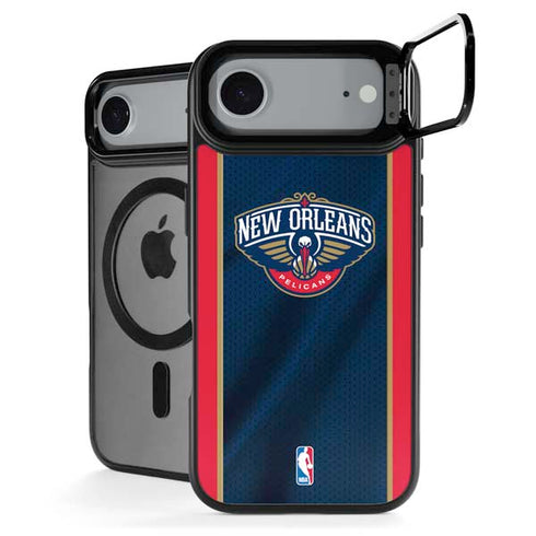 NBA New Orleans Pelicans Jersey iPhone 17 Air Kickstand Case